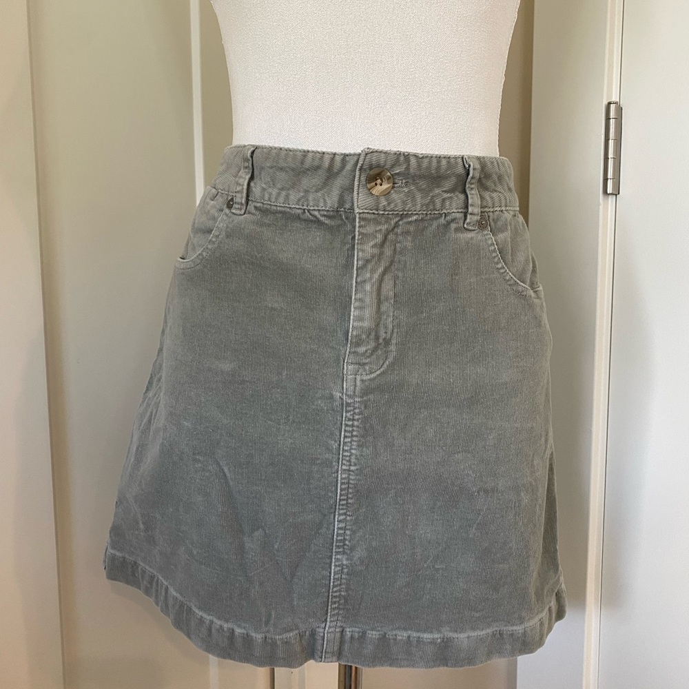 Corduroy A-line Women's Skirt